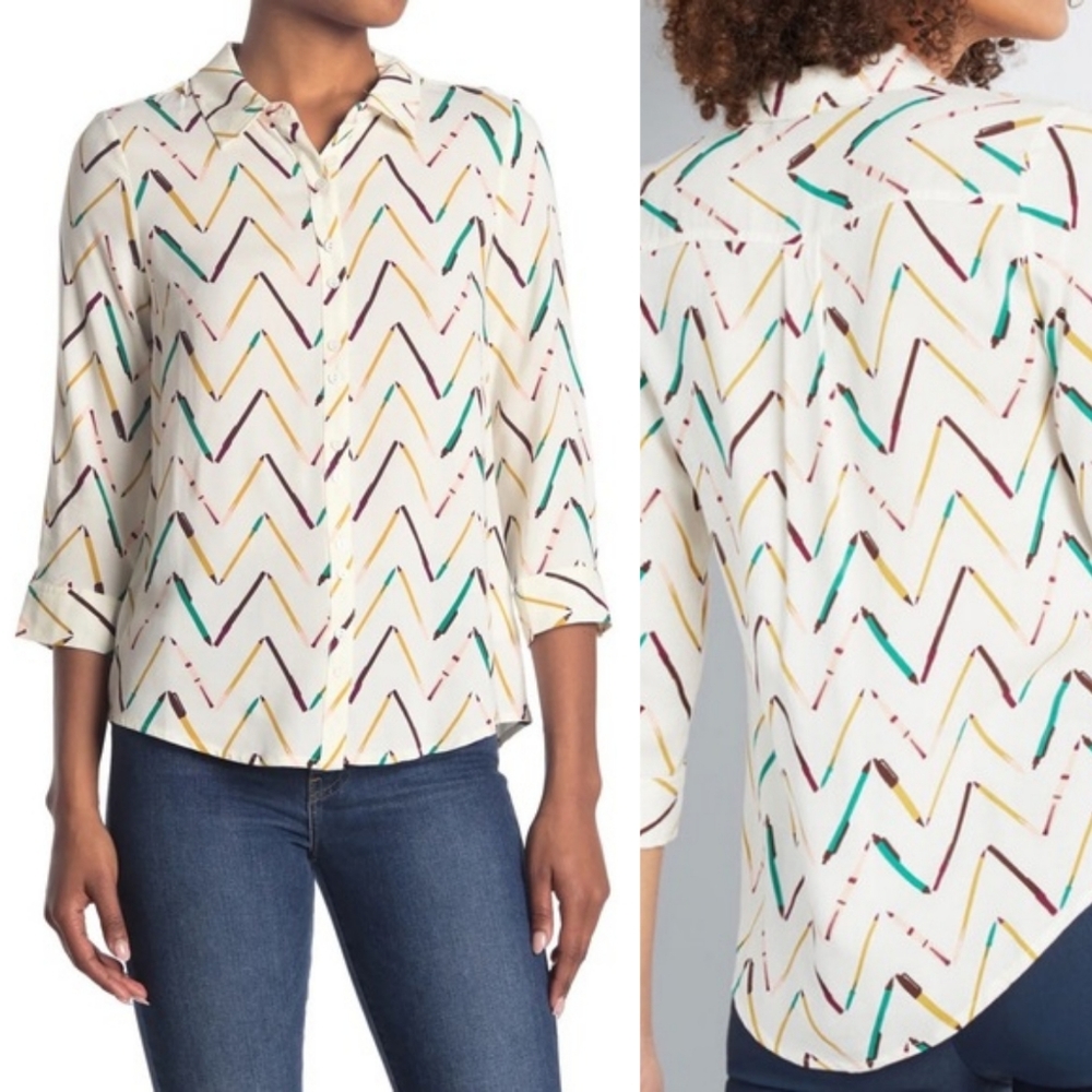 Modcloth Pen Print Author Writer Teacher Shirt